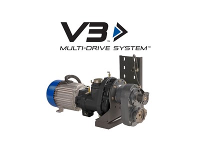 V3™ Multi-Drive Air Compressor/ AC Generator/ Hydraulic Pump Pad System