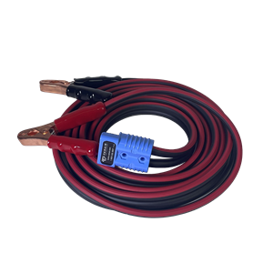 Goodall®, Standard-Duty, Clamp-Ended Booster Cable with Plug- 2 Gauge, 15ft