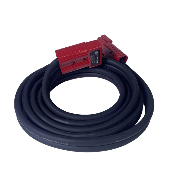 Goodall®, Industrial-Duty, Plug-Ended Booster Cable- 1/0 Gauge, 12ft